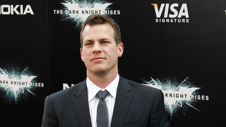 Jonathan Nolan at a Dark Knight Rises red carpet