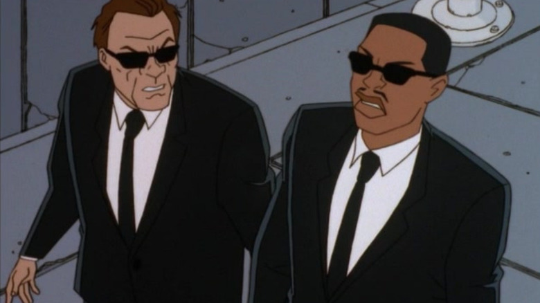 Animated Tommy Lee Jones and Will Smith