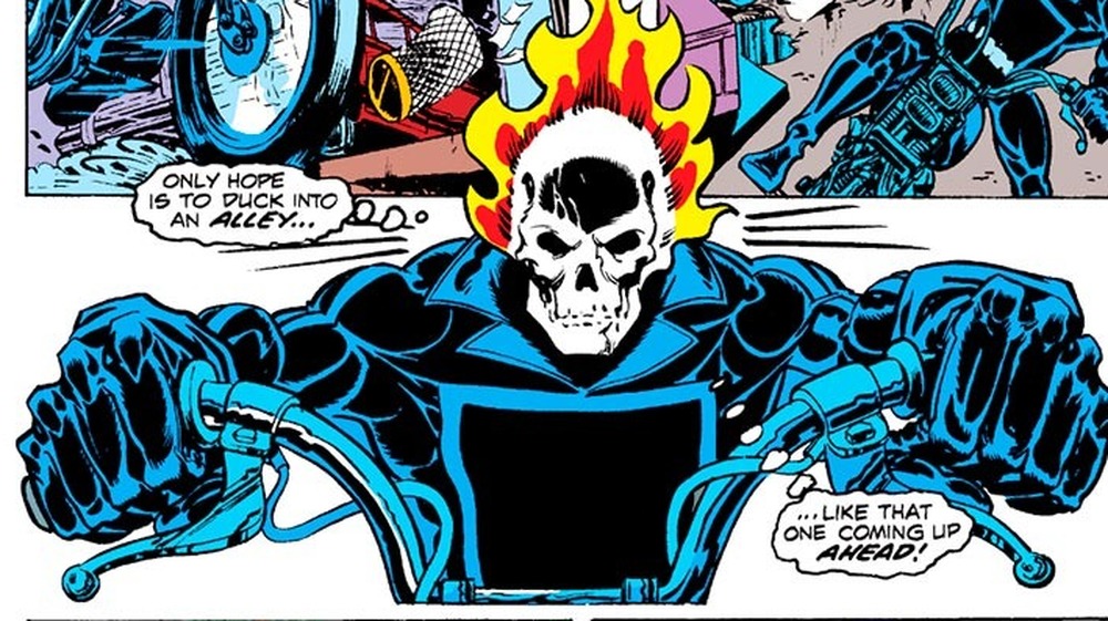 Ghost Rider blazes