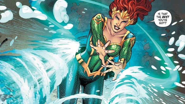 Mera employs her power to manipulate water.