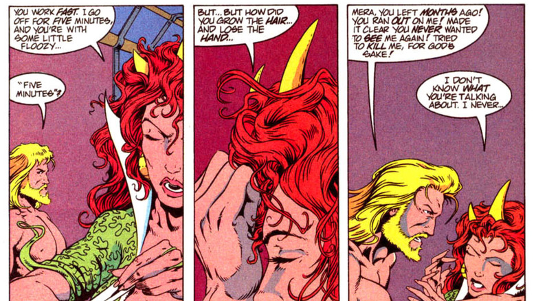 Confusion upon Mera's return