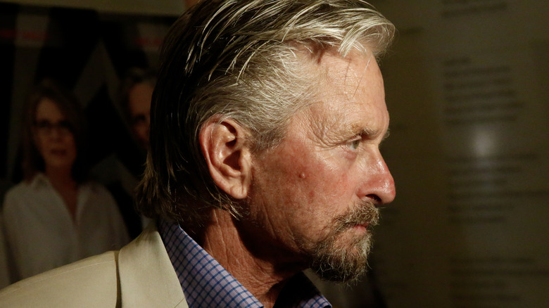 Michael Douglas in profile