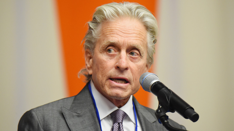 Michael Douglas speaking