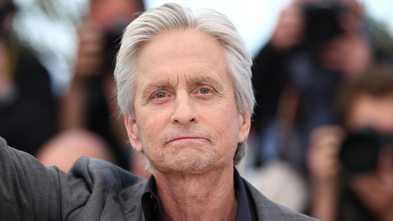 Michael Douglas smiling