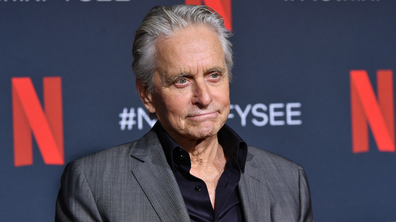 Michael Douglas smiling