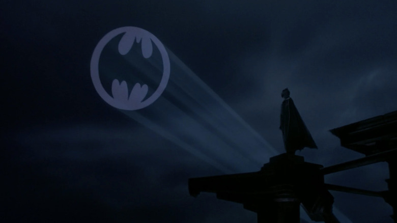 Batman sees his signal