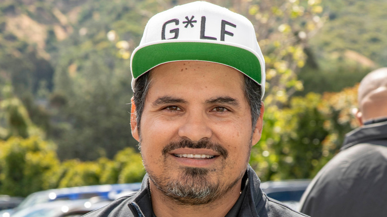 Michael Pena wearing G*LF hat