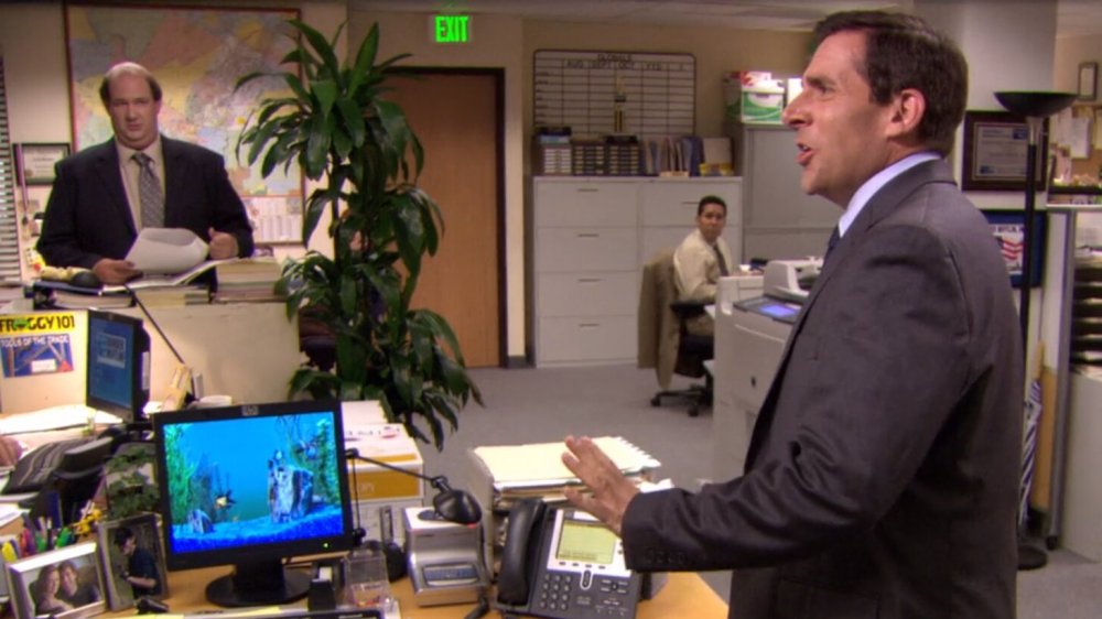 Steve Carell as Michael Scott in The Office