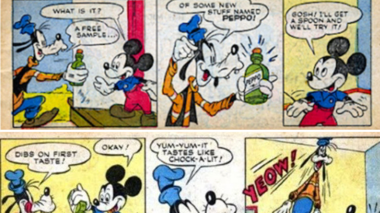 Mickey and Goofy try drugs