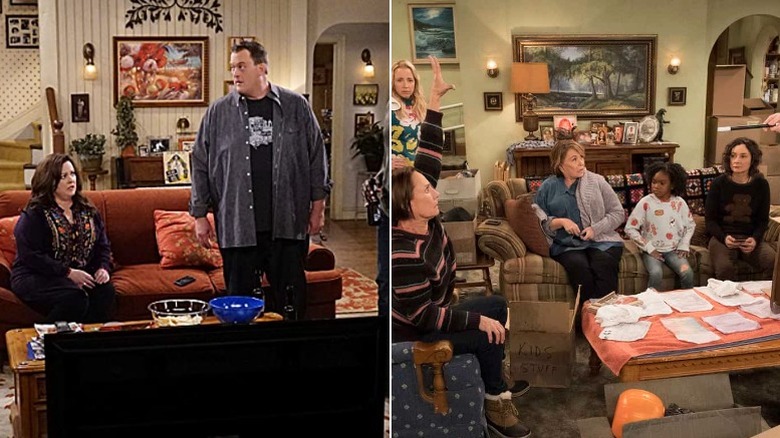 "Mike and Molly" and "Roseanne"