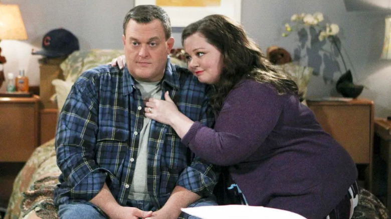 Billy Gardell and Melissa McCarthy