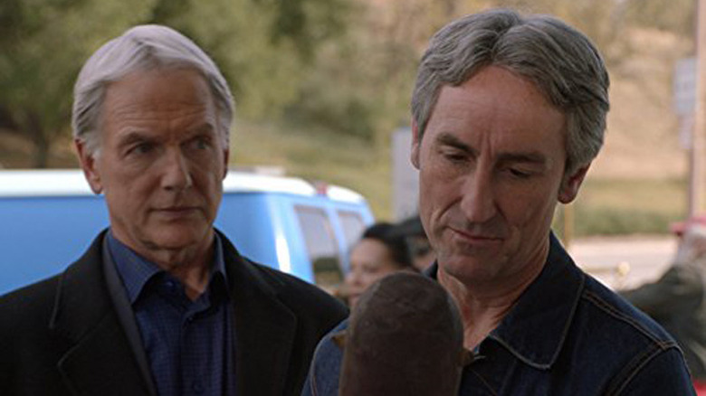 Mark Harmon and Mike Wolfe on NCIS