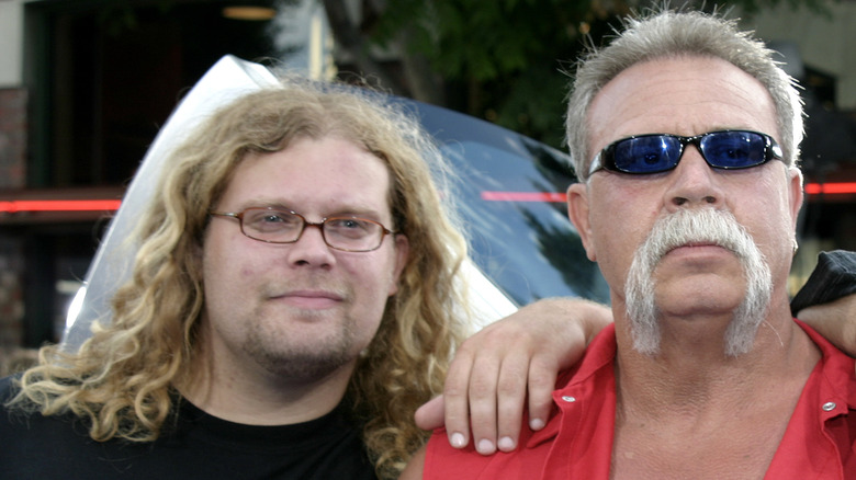 Mikey Teutul and Paul Teutul Sr. 