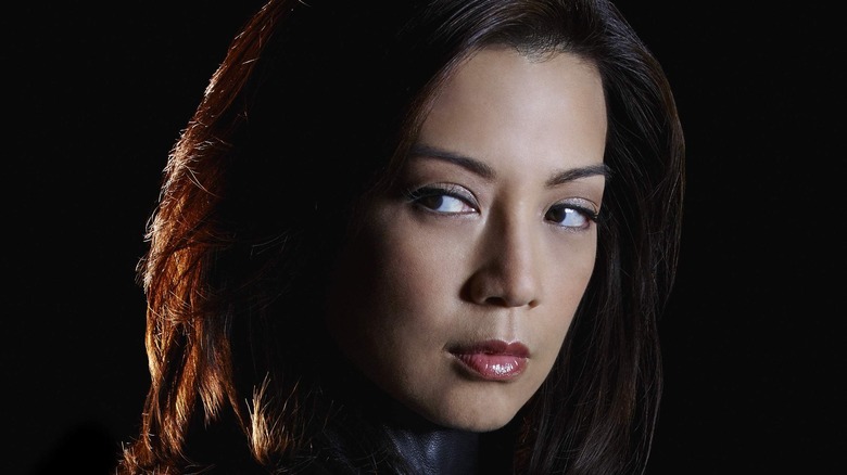 Ming-Na Wen taking in her surroundings