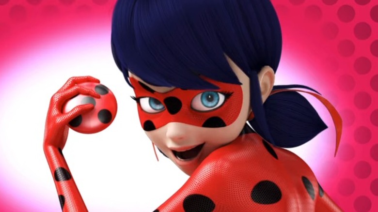 Ladybug switches to superhero mode