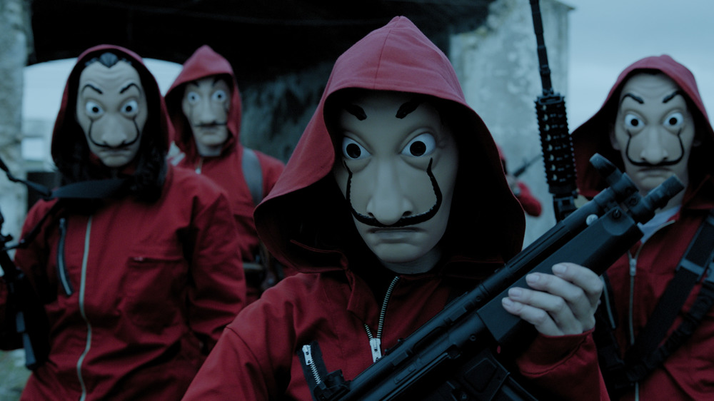 Money Heist Dali masks