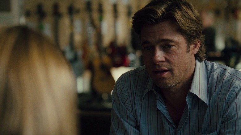 Brad Pitt in a difficult conversation