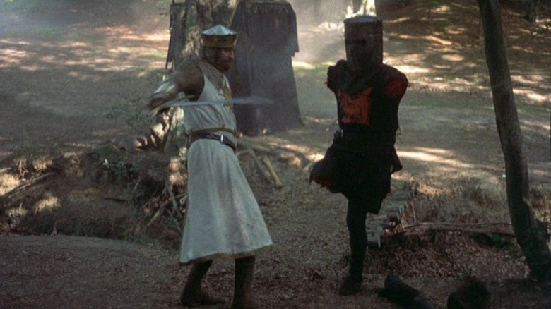 King Arthur fighting the Black Knight