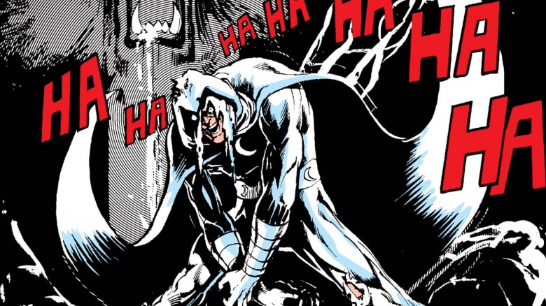 Moon Knight laughing 