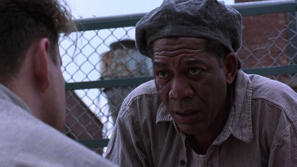 Morgan Freeman as Red in The Shawshank Redemption