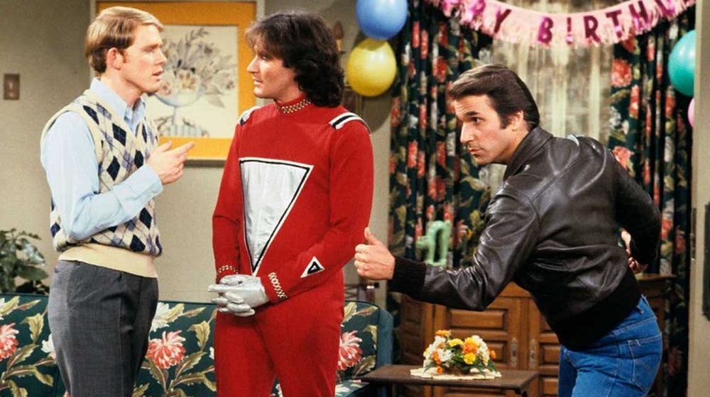 Richie, Mork, Frozen Fonz