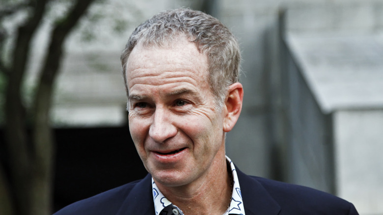 John McEnroe smiling