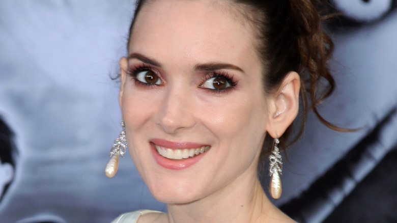 Winona Ryder smiling