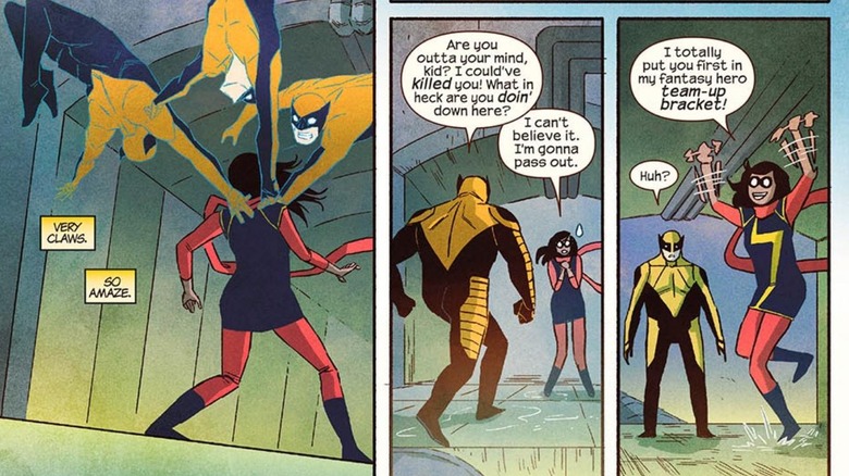 Ms. Marvel and Wolverine