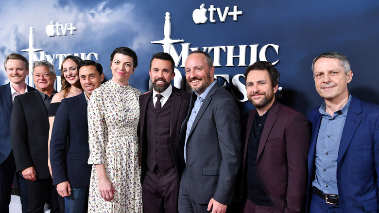 Producers of Mythic Quest at a red carpet event