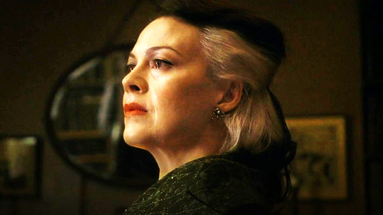 Narcissa Malfoy looking stoically 