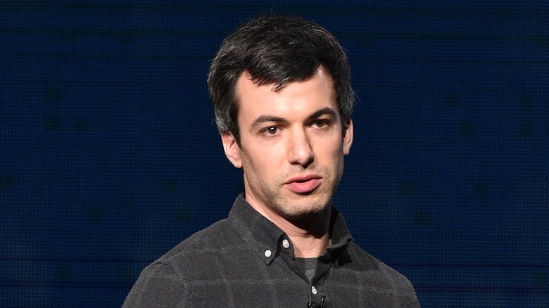 Nathan FIelder in checkered shirt