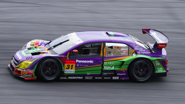 Evangelion branded race car