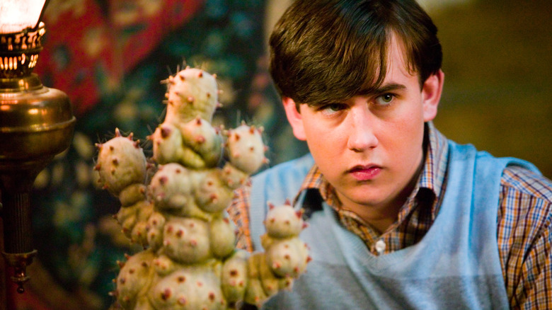 Neville with his cactus