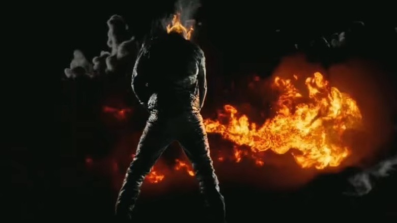 Ghost Rider urinating fire