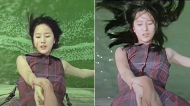 Yoon Jin-seo in water