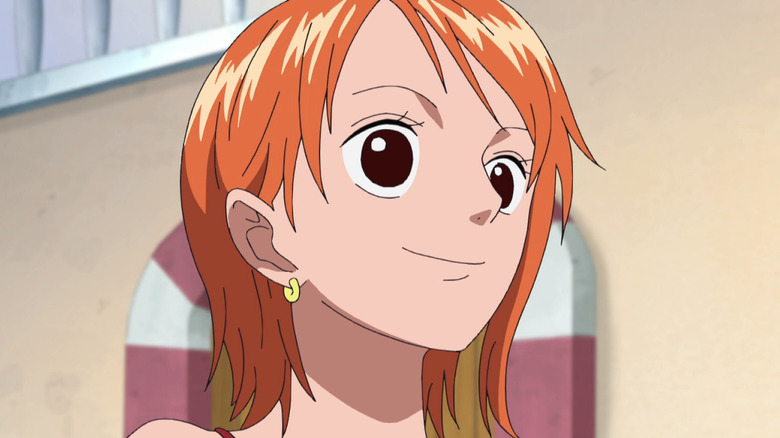 Nami smiling