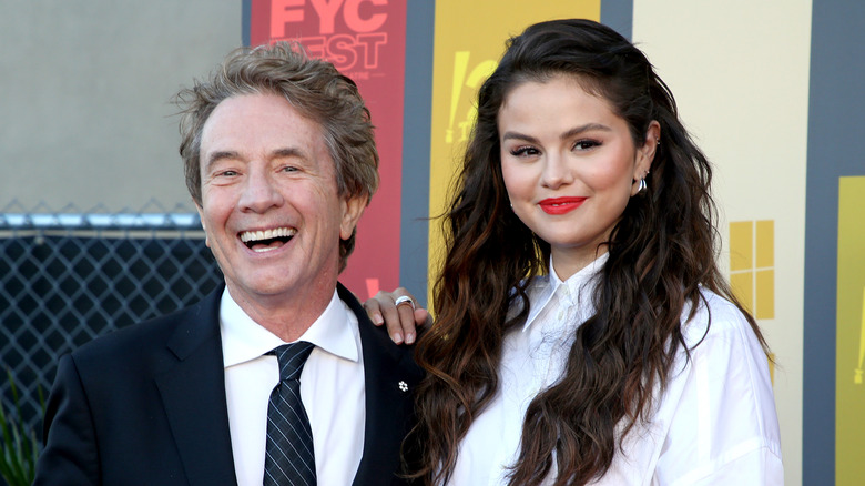 Martin Short and Selena Gomez smiling