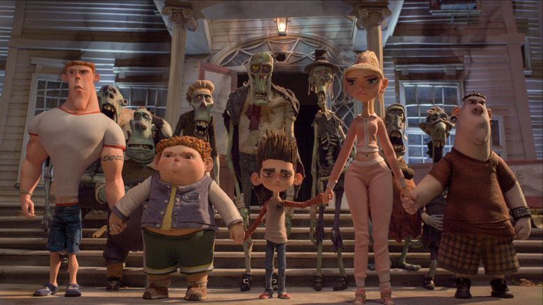 The main characters of ParaNorman standing together