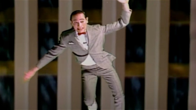 Pee-Wee falling off the World Trade Center