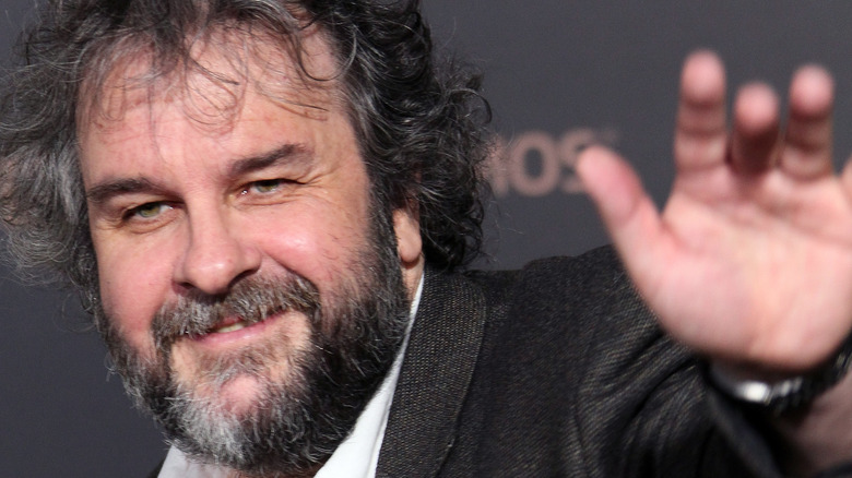 Peter Jackson waving 