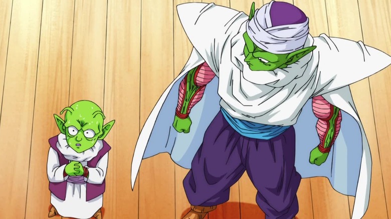 Piccolo looks at Dende