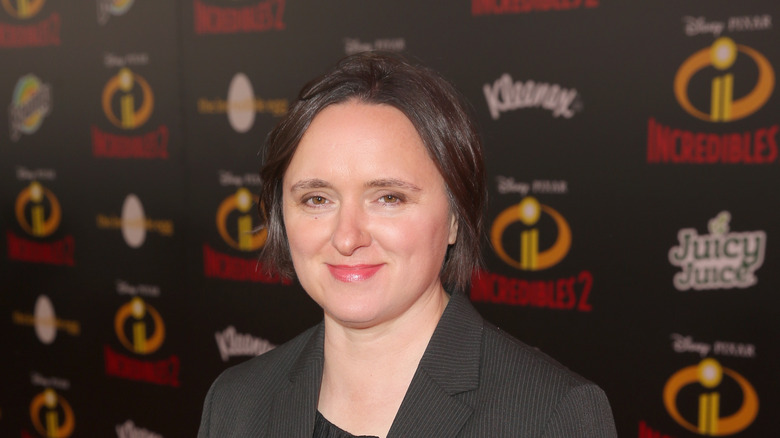 Sarah Vowell on red carpet