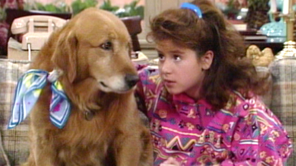 Punky Brewster and Brandon dog