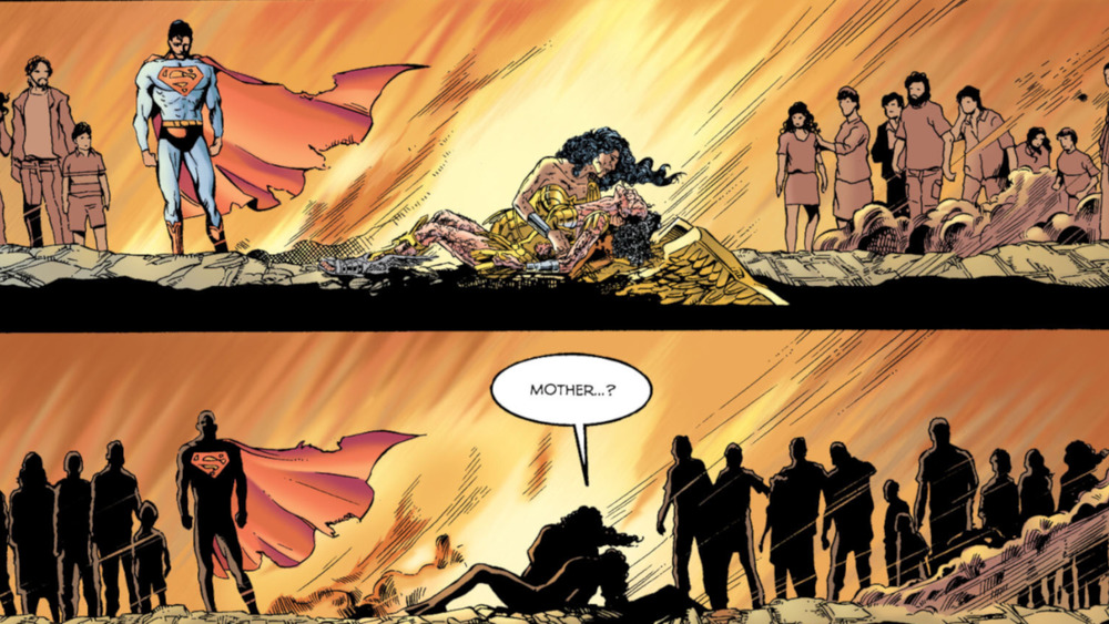 HIppolyta dies in Diana's arms