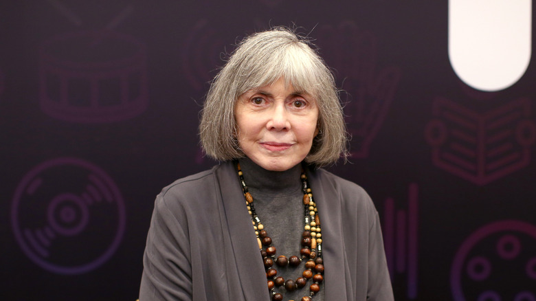 Anne Rice posing for a photo