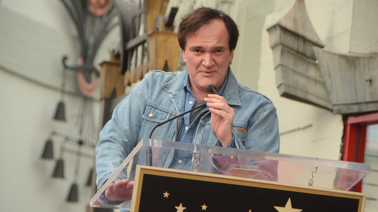 Quentin Tarantino speaking