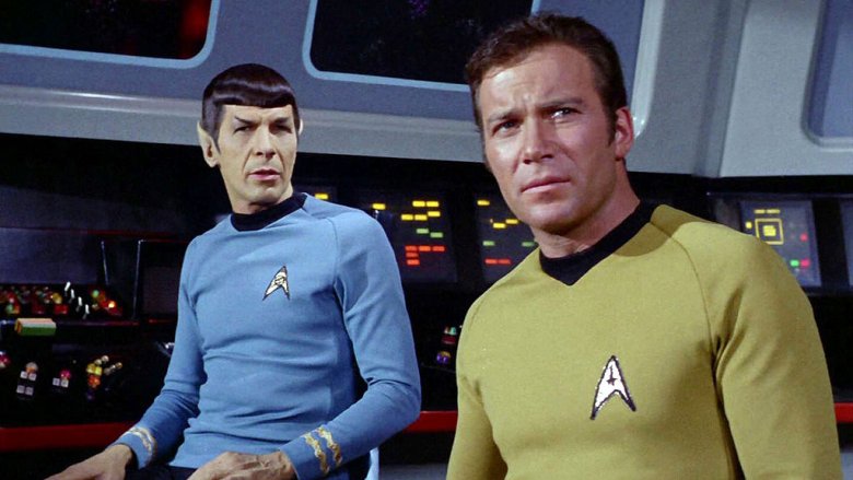 Leonard Nimoy and William Shatner in Star Trek