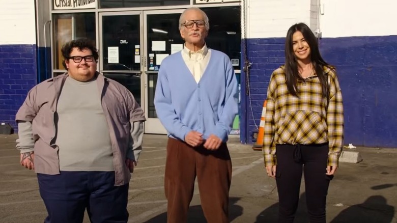 Zach Holmes, Johnny Knoxville, and Rachel Wolfson