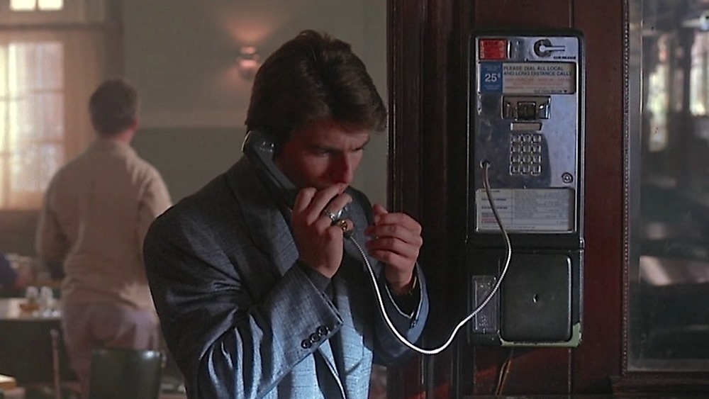 Tom Cruise on phone