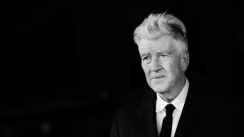 David Lynch in suit